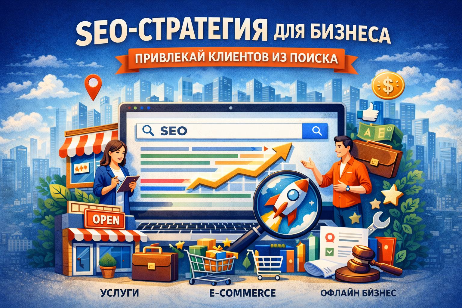 SEO-стратегия для бизнеса: как получать клиентов из поиска, а не просто трафик